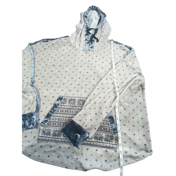 Simply Vera Verawang Womens Stretch Velour Hoodie PJ Set. XL - Picture 4 of 14